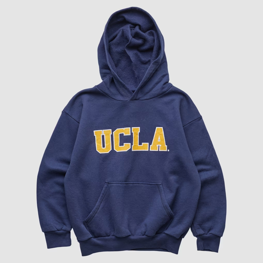 UCLA Bruins Merch 2026 UCLA Bruins Champion 2000s Hoodie Navy Gift For Football Lovers