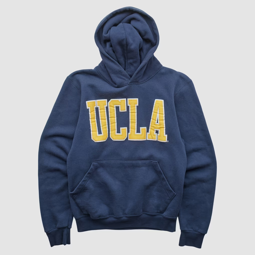 UCLA Bruins Merch 2026 UCLA Bruins UCLA Gold Standard 90s Hoodie Navy Gift For Game Day