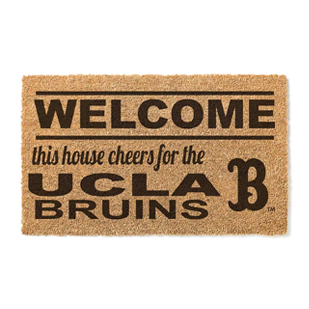 UCLA Bruins Merch 2026 Welcome This House Cheers For The UCLA Bruins Doormat Home Decor Ideas
