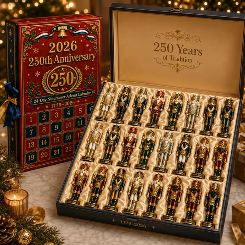 United States of America 250th Anniversary 2026 Nutcracker Ornaments Advent Calendar Xmas Decor United States of America 250th Anniversary 2026 Nutcracker Ornaments Advent Calendar Xmas Decor