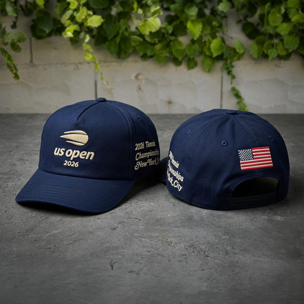 US Open 2026 Tennis Championships New York City Embroidered Baseball Cap US Open Merch US Open 2026 Tennis Championships New York City Embroidered Baseball Cap US Open Merch