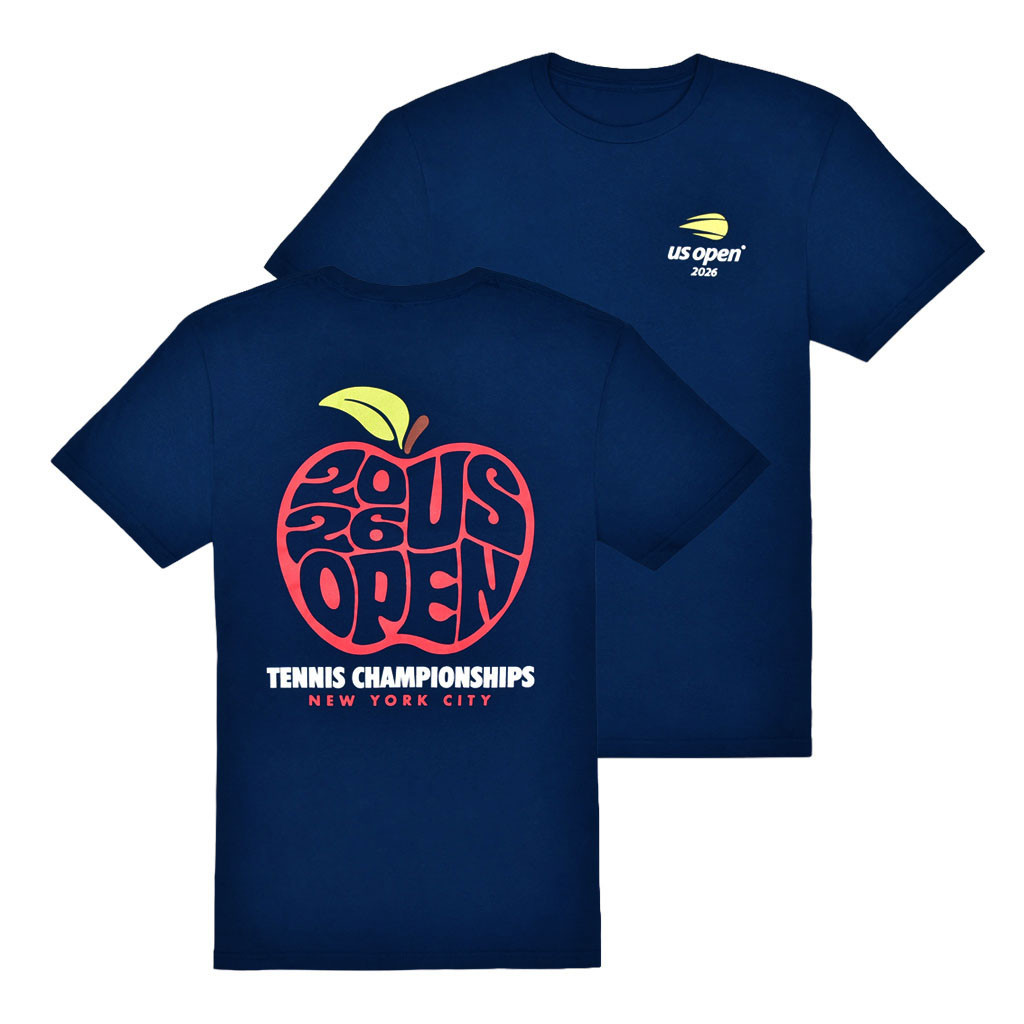 US Open Merch 2026 Apple Type T-Shirt US Open Tennis Championships Clothing Gift For Dad