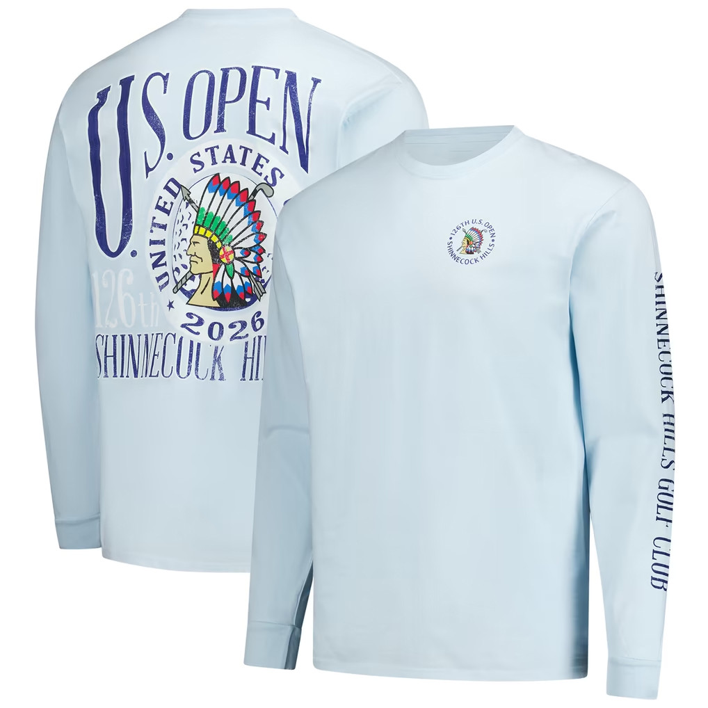 US Open Merch 2026 US Open Blue 84 Blue Long Sleeve T-Shirt Gift Ideas For Golf Lovers