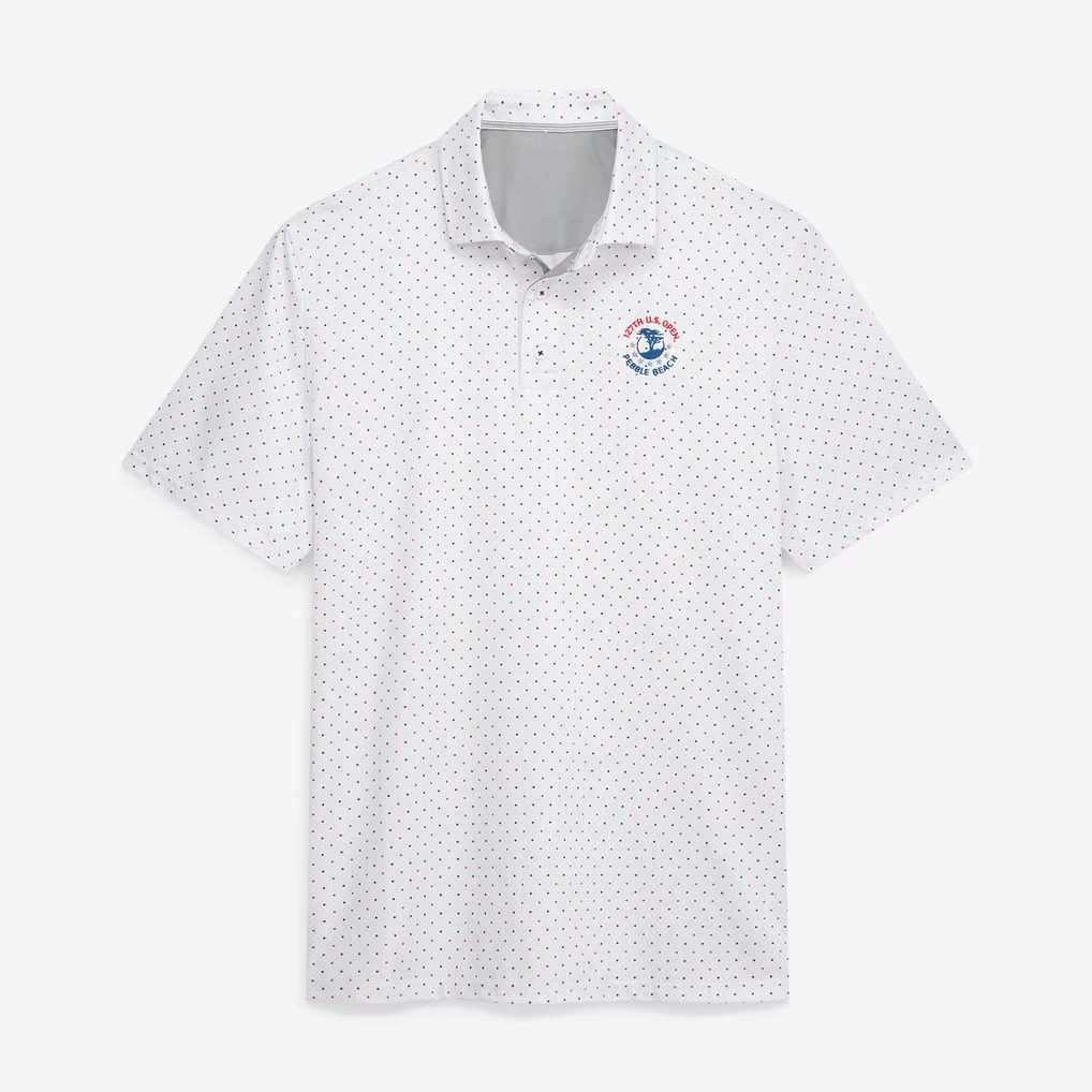 US Open Merch 2027 127th US Open Pebble Beach Montrose Star And Dot Polo Shirt Gifts For Golfers