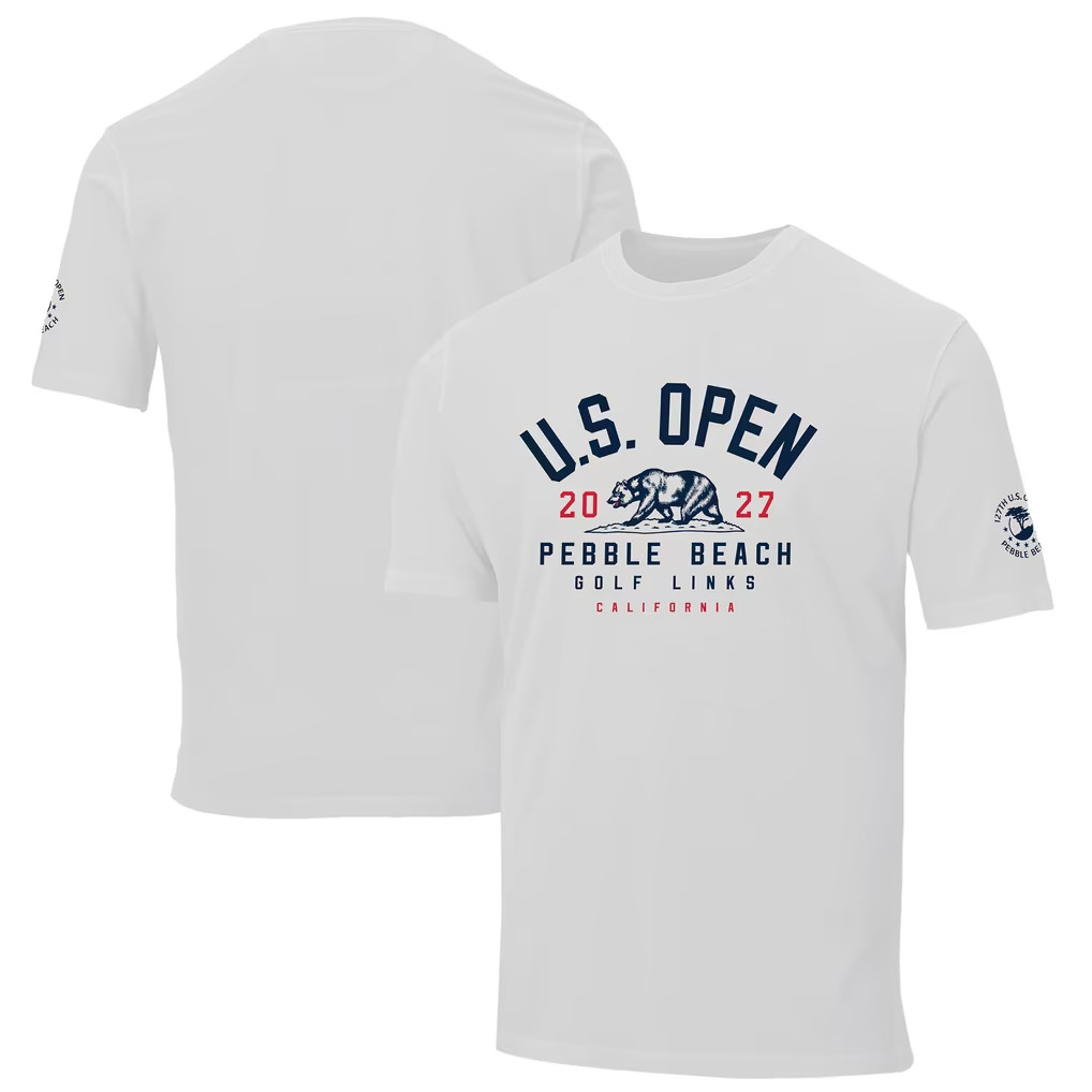 US Open Merch 2027 US Open Pebble Beach California Bear Chapman T-Shirt Gifts For Golfers