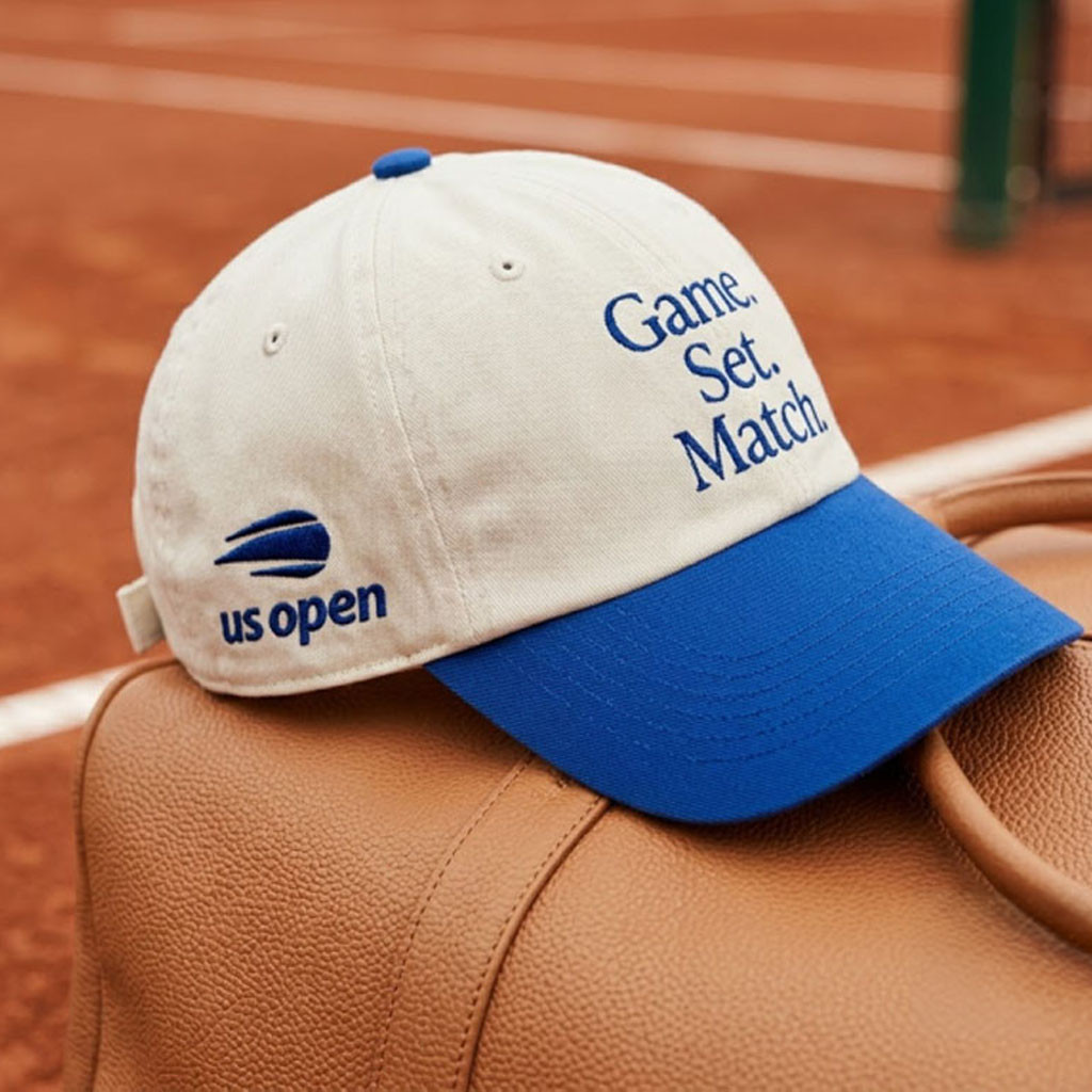 US Open Tennis Chase Logo Game Set Match Embroidered Hat 2026 US Open Merch Tennis Fan Gifts US Open Tennis Chase Logo Game Set Match Embroidered Hat 2026 US Open Merch Tennis Fan Gifts