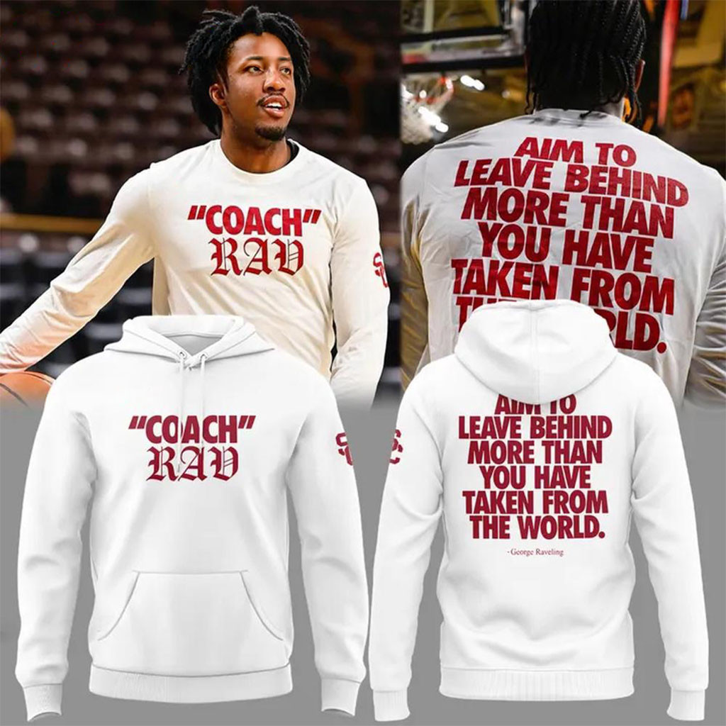 USC Trojans 2026 Coach Rav Men's Basketball Hoodie USC Trojans Merch Best Fan Gifts