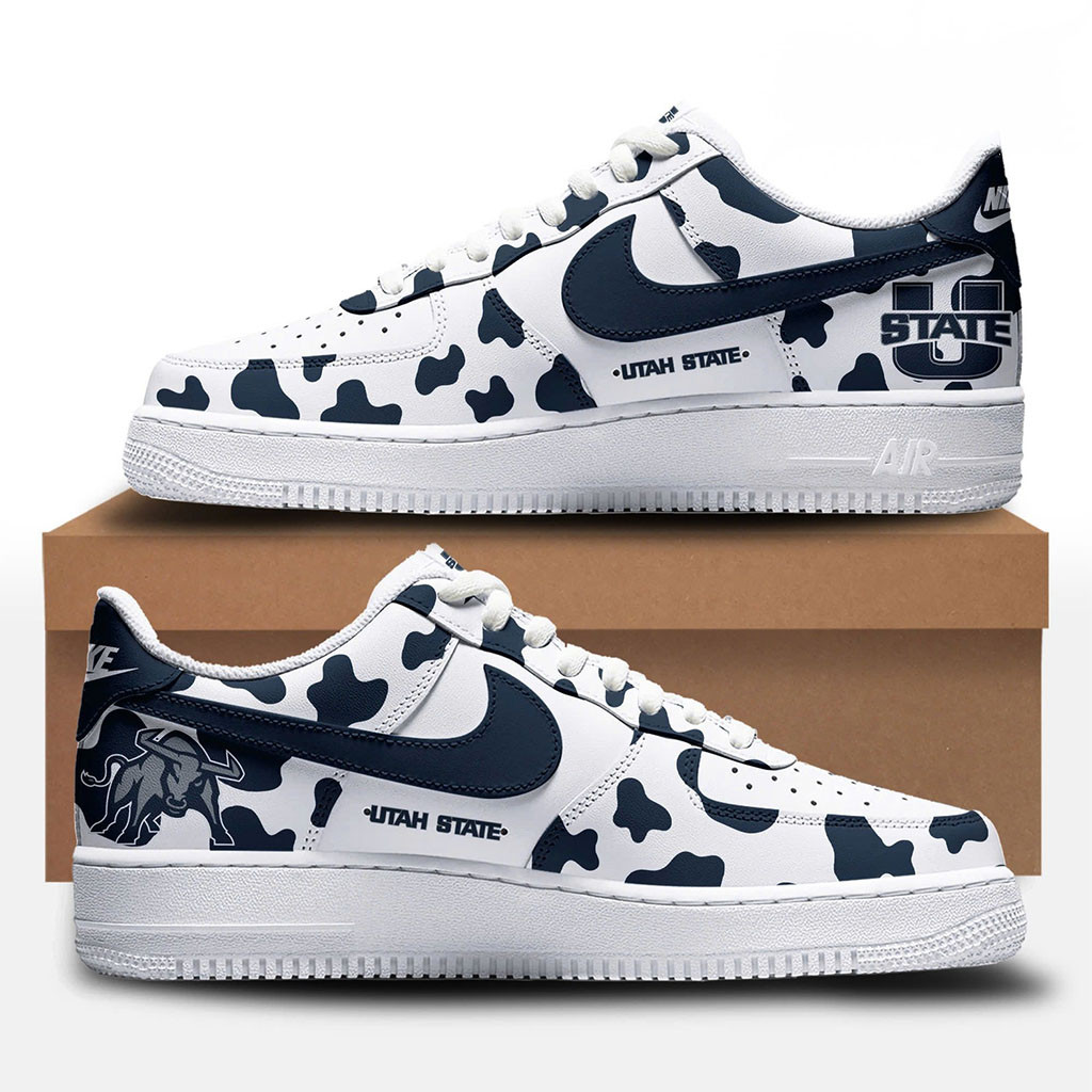 Utah State Aggies Best Helmet Game Day Shoes Sneakers Aggies Merch Fan Gifts