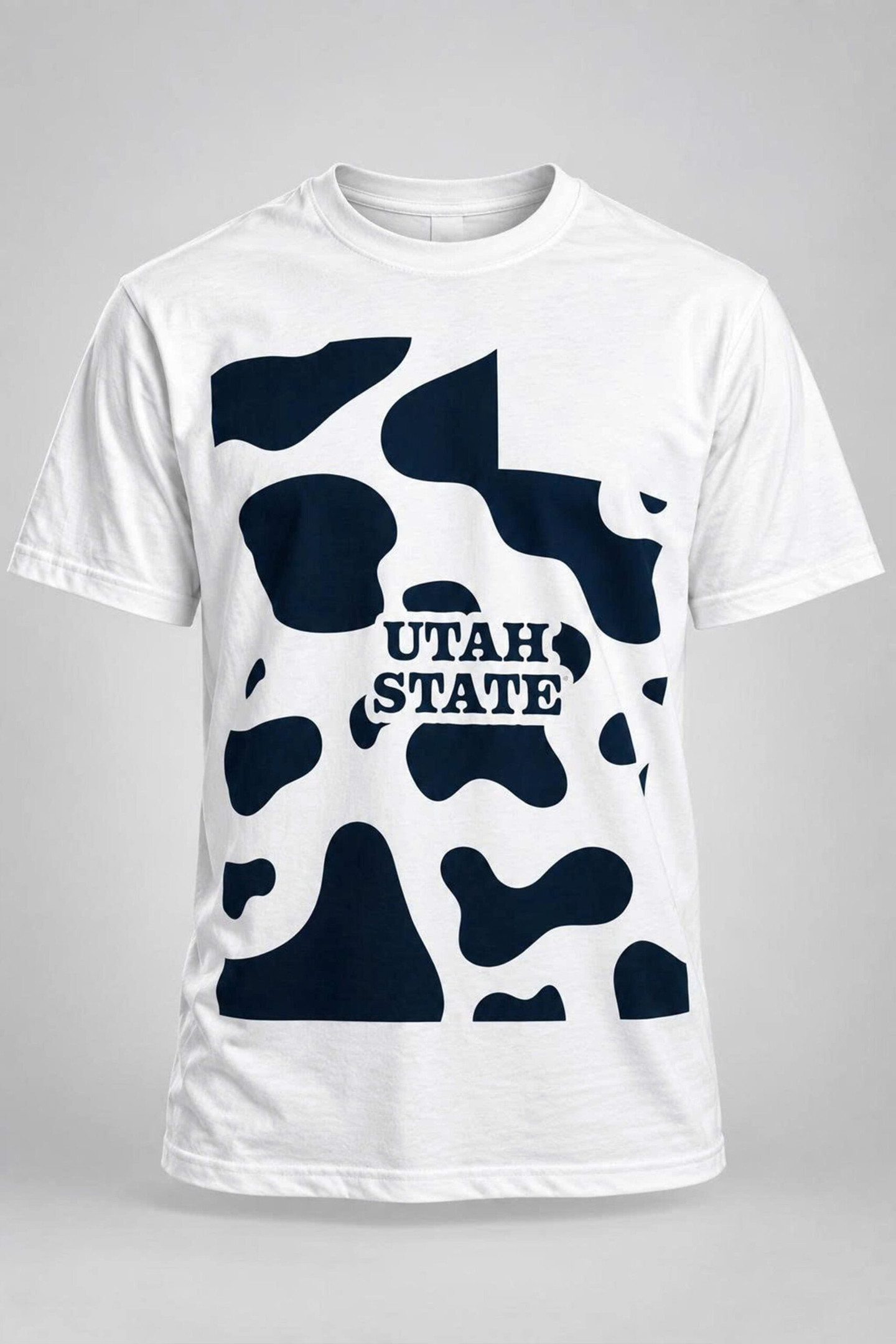 Utah State Cow Print AG Game T-Shirt Utah State Aggies Merch Gift For Game Day Utah State Cow Print AG Game T-Shirt Utah State Aggies Merch Gift For Game Day