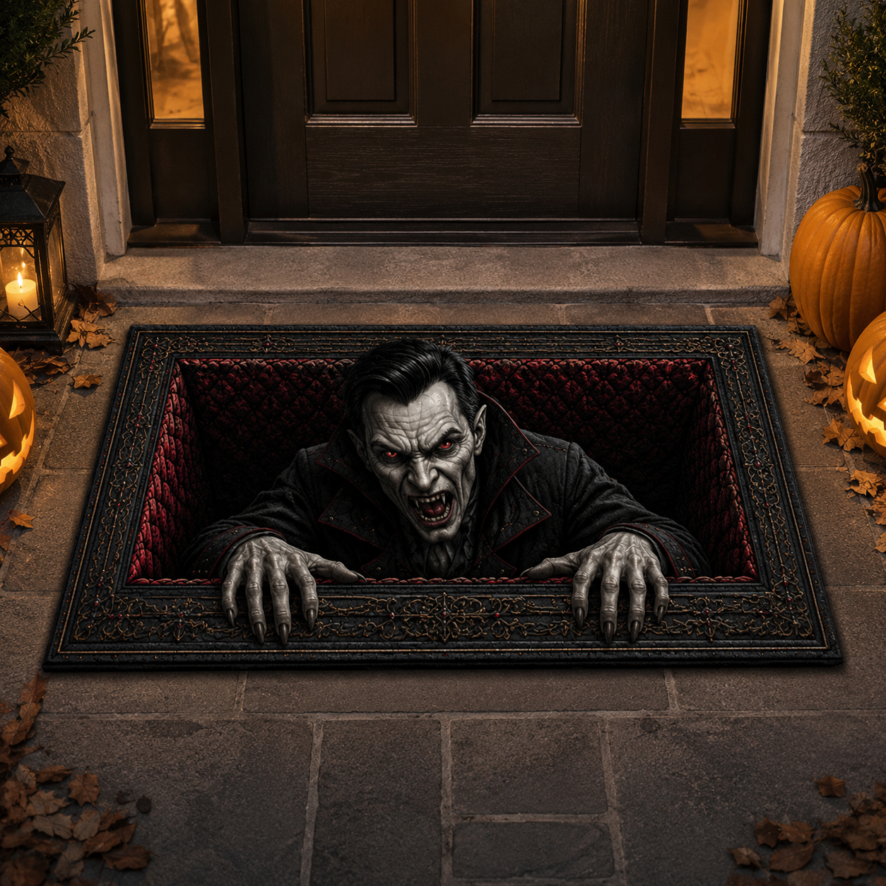 Vampire Vault Doormat Fall Halloween Doormat Home Decor Halloween Inspired Gifts