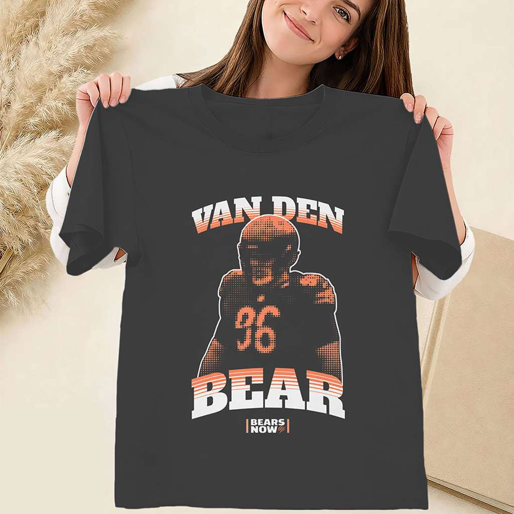Van Den Bear Shirt Jordan Van Den Berg Chicago Bears Merch Best Gifts For Baseball Fans