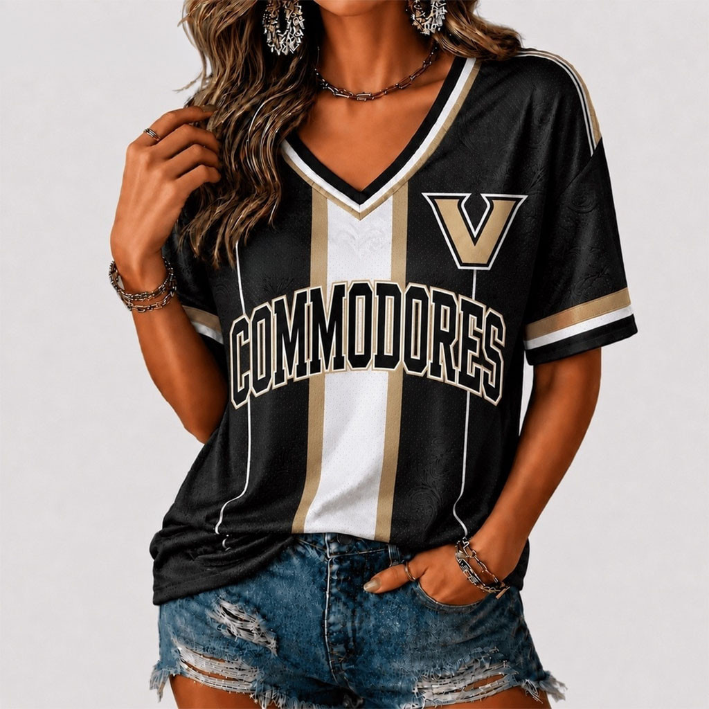 Vanderbilt Commodores Rivalry Game Spirit V-Neck T-Shirt Commodores Merch Gifts For Fans