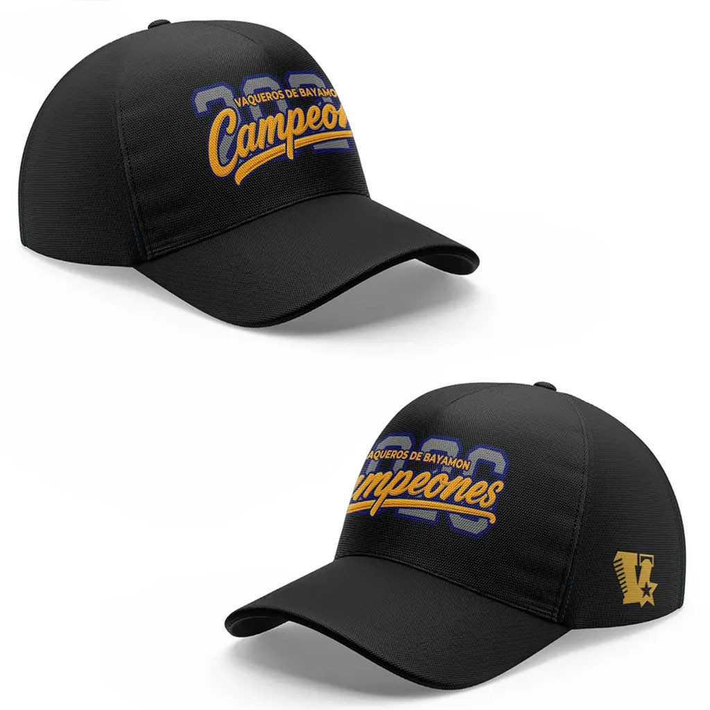 Vaqueros De Bayamon 2026 Campeones Cap Puerto Rico Championship Hat Gifts For Vaqueros Fans