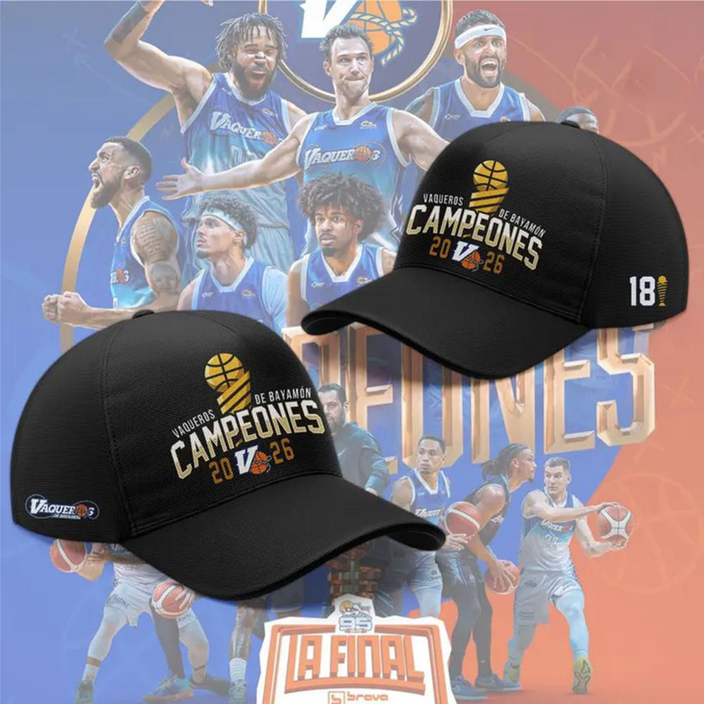 Vaqueros De Bayamon Merch 2026 Champions Hat Presents For Basketball Fans