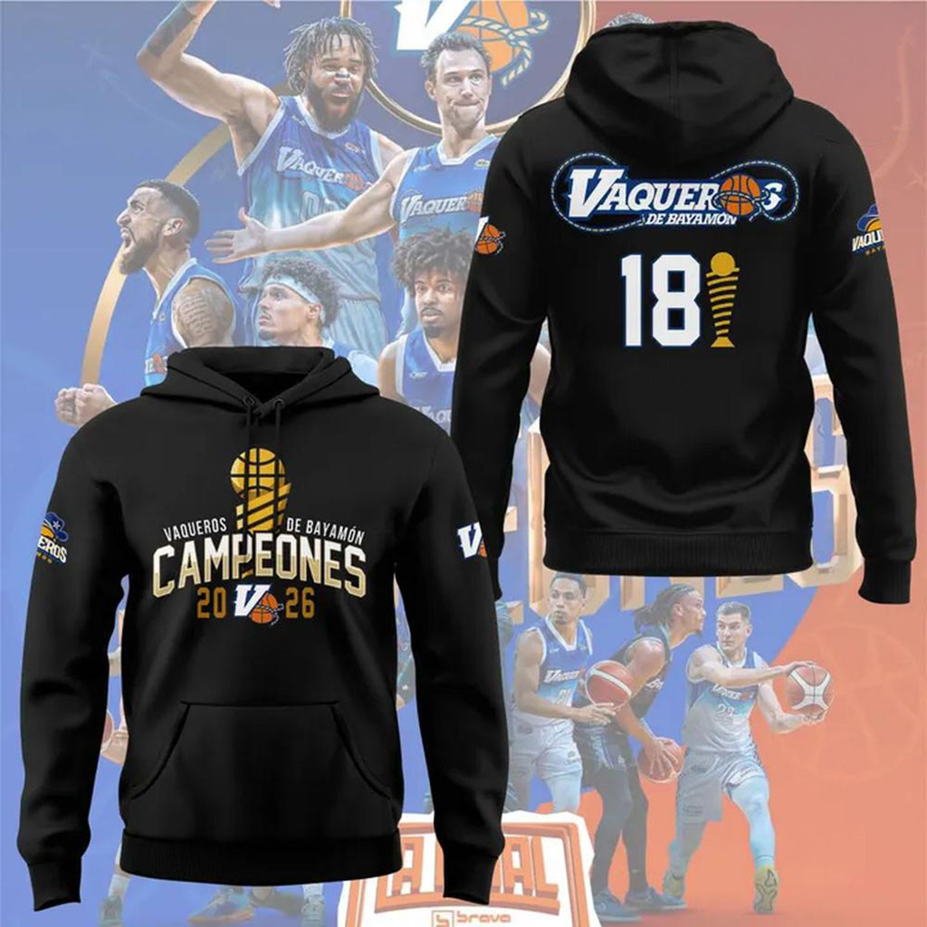 Vaqueros De Bayamon Merch 2026 Champions Hoodie Best Gifts For Basketball Fan