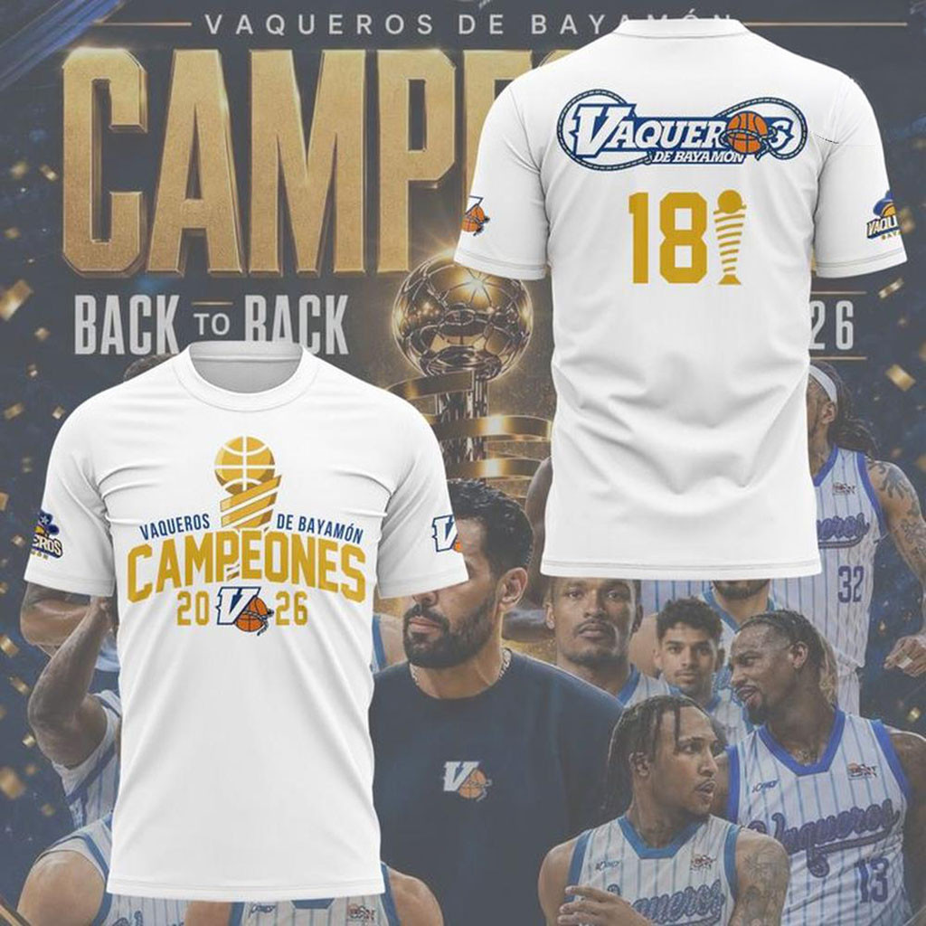 Vaqueros De Bayamon Merch 2026 Champions T-Shirt Best Gift For A Basketball Fan