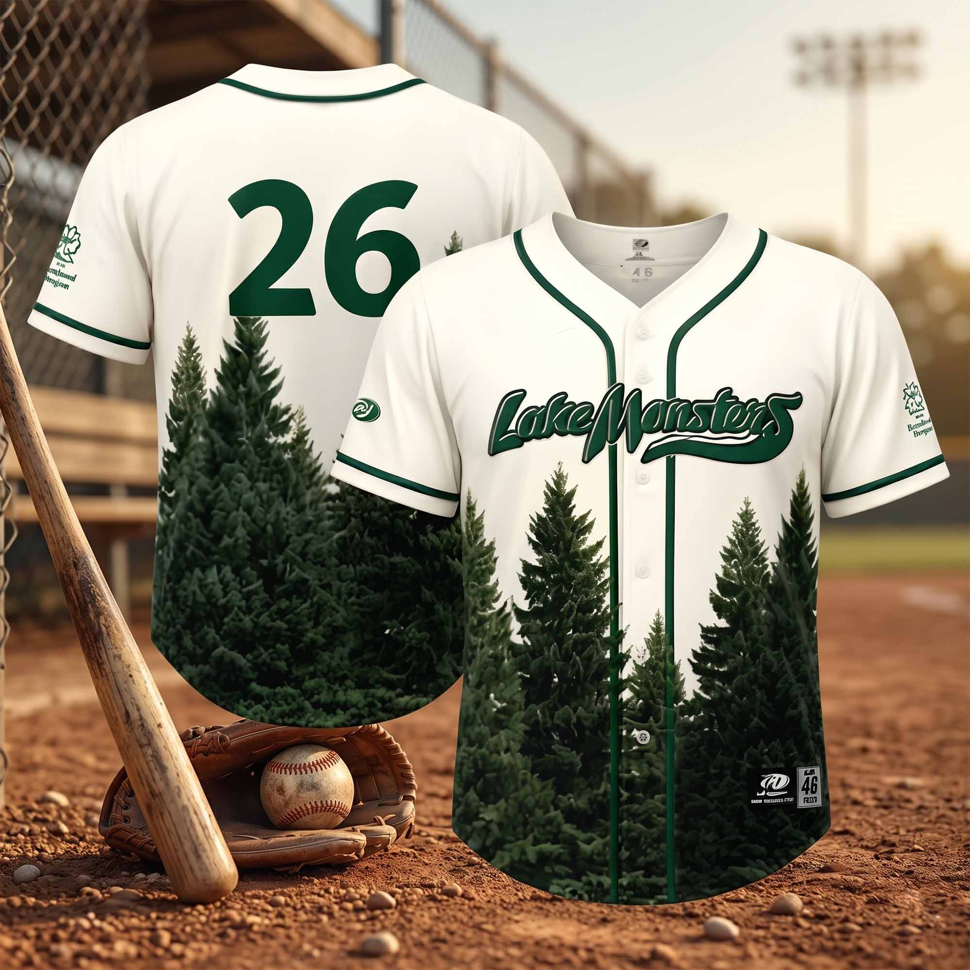 Vermont Lake Monsters The Busyhead Project Night Jersey
