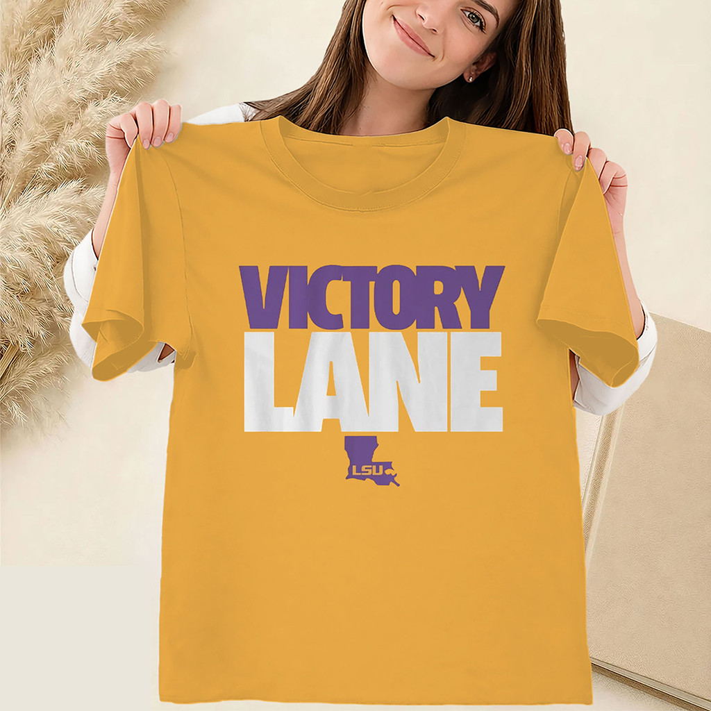 Victory Lane Shirt Lane Kiffin LSU 2026 Winning Season Tee LSU Tigers Merch Fans Gifts