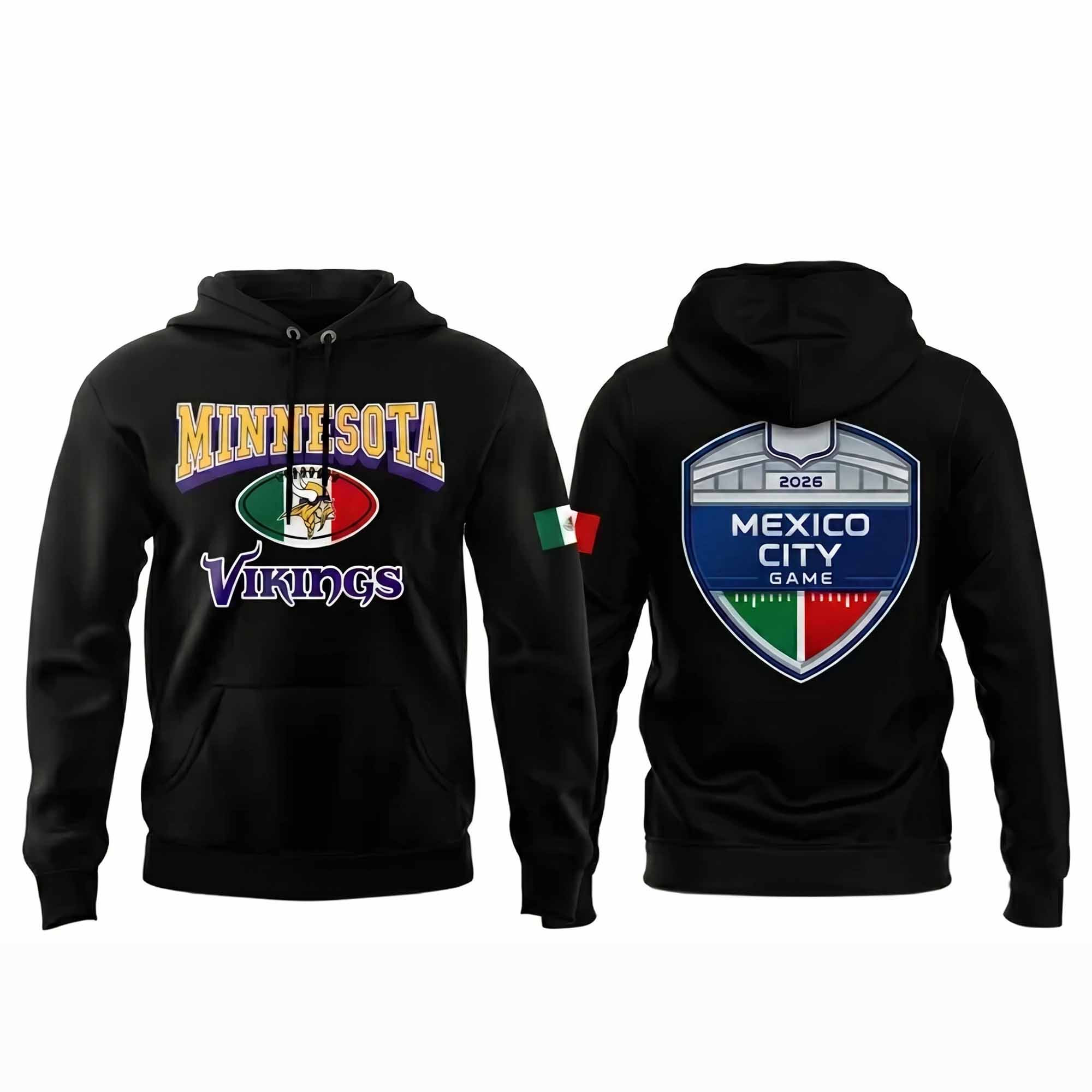Viking Mexico City Game Hoodie, Shirt