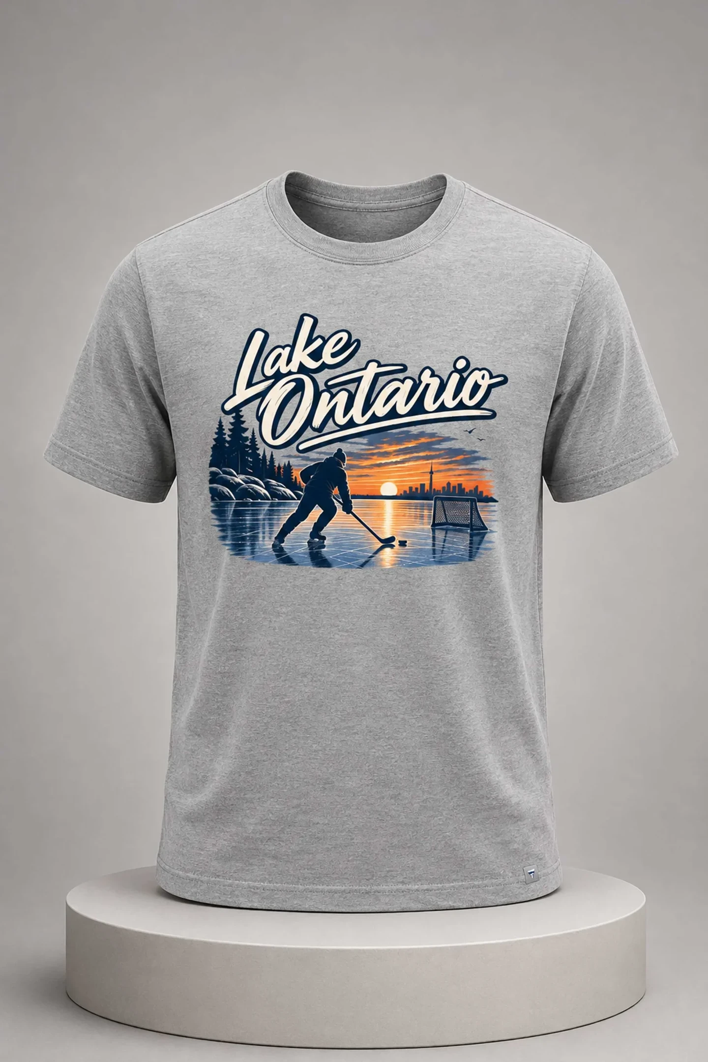 Vintage Lake Ontario Ice Hockey Shirt