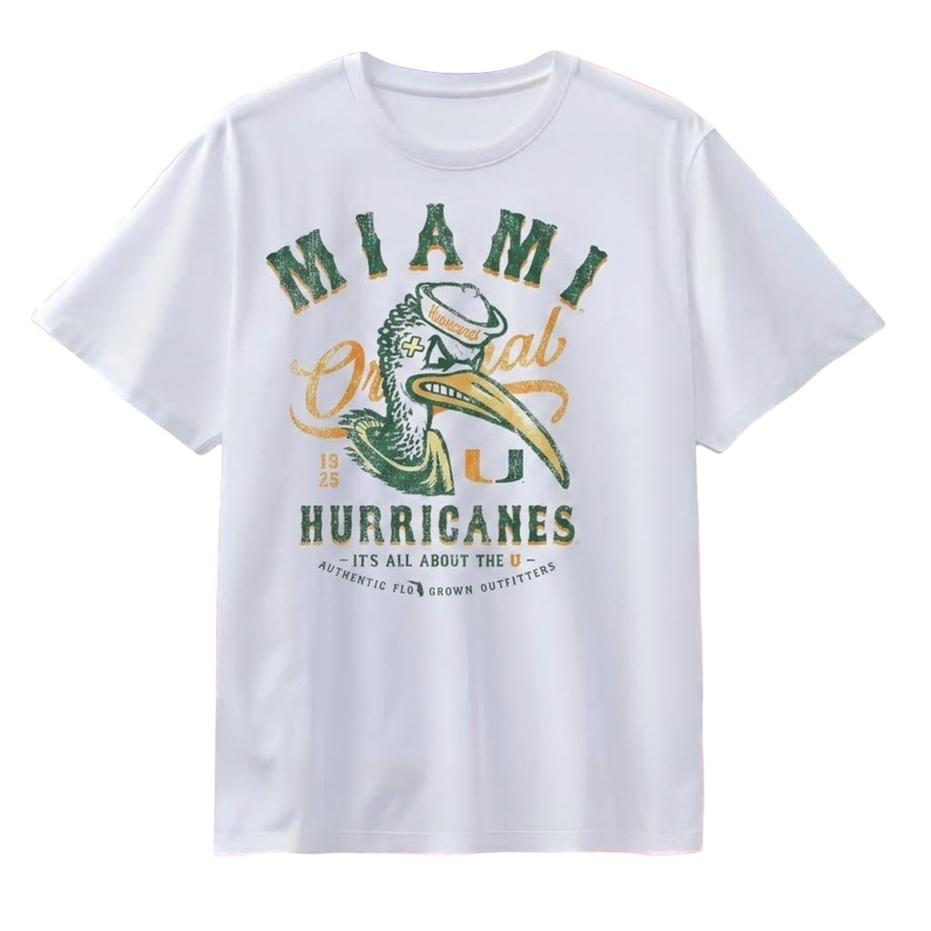Vintage Miami Hurricanes It's All About the U 1925 T-Shirt Hurricanes Merch Gifts For Fan Vintage Miami Hurricanes It's All About the U 1925 T-Shirt Hurricanes Merch Gifts For Fan
