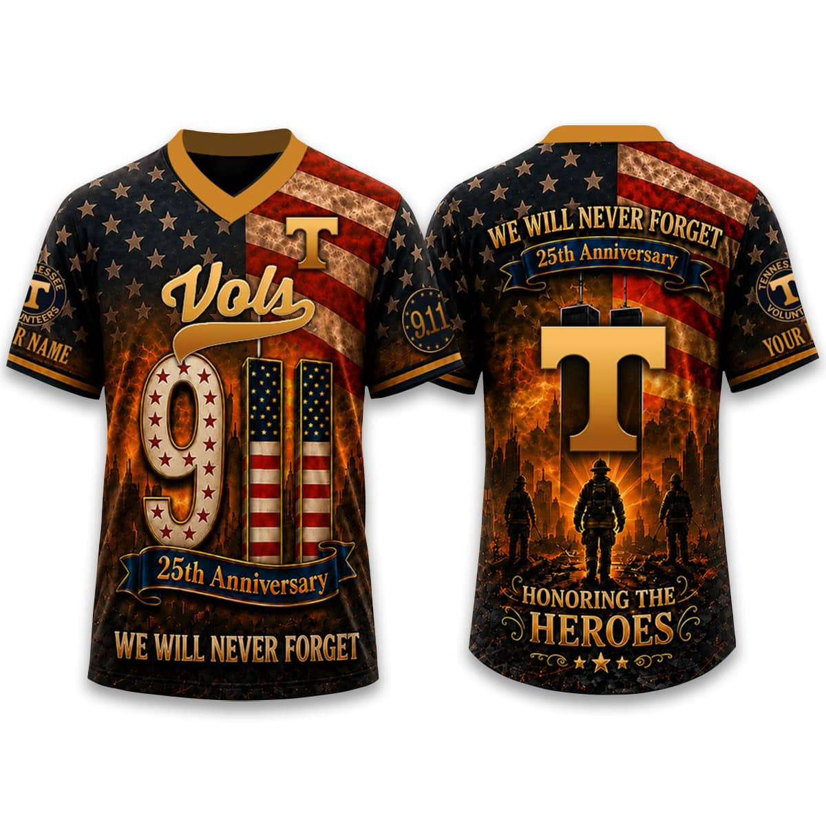 Vols Firefighter Never Forget 9 11 2026 Jersey