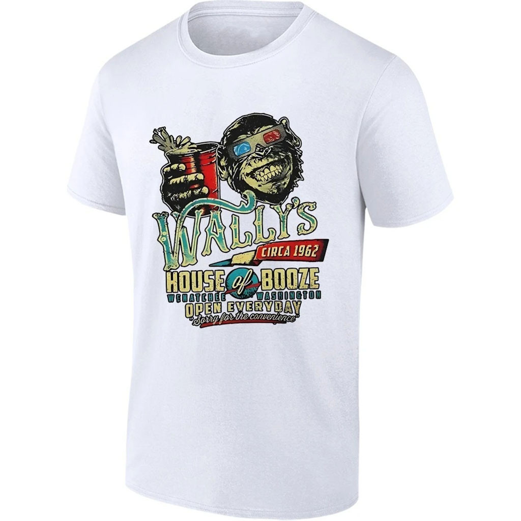 Wally's House Of Booze Wenatchee Washington Circa 1962 Vintage Shirt Gifts For Friends