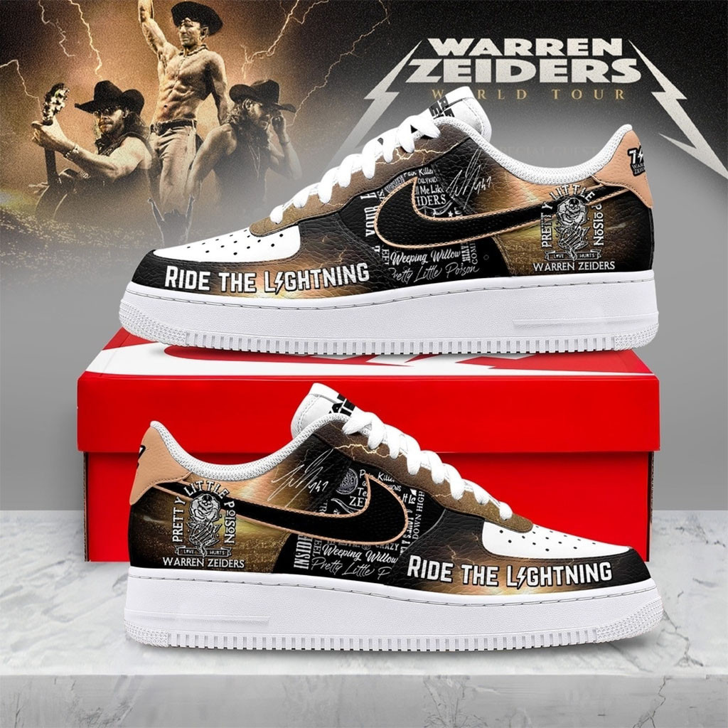 Warren Zeiders World Tour Shoes Ride The Lightning Warren Zeiders Merch Gifts For Fans Warren Zeiders World Tour Shoes Ride The Lightning Warren Zeiders Merch Gifts For Fans