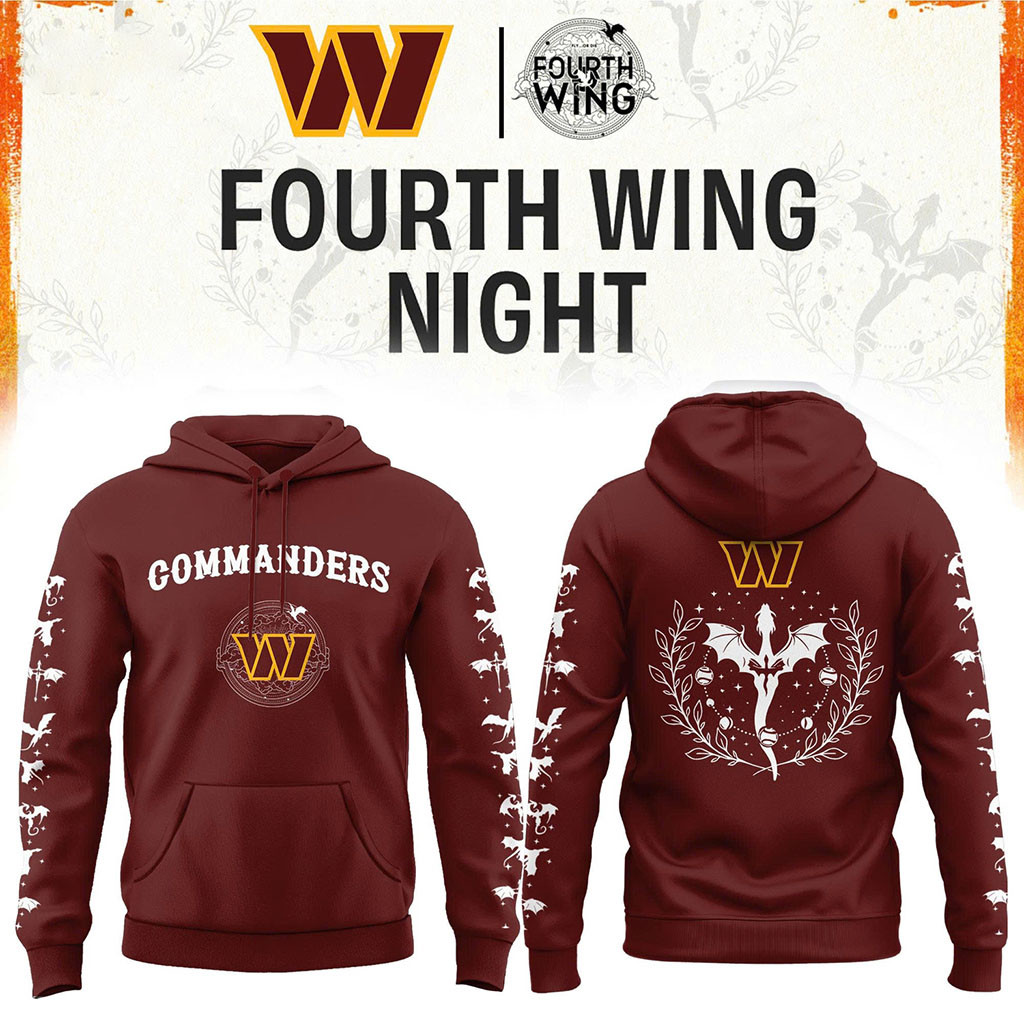 Washington Commanders Dragon Wing Fantasy Night 2026 Hoodie Commanders Merch Game Day Gifts Washington Commanders Dragon Wing Fantasy Night 2026 Hoodie Commanders Merch Game Day Gifts