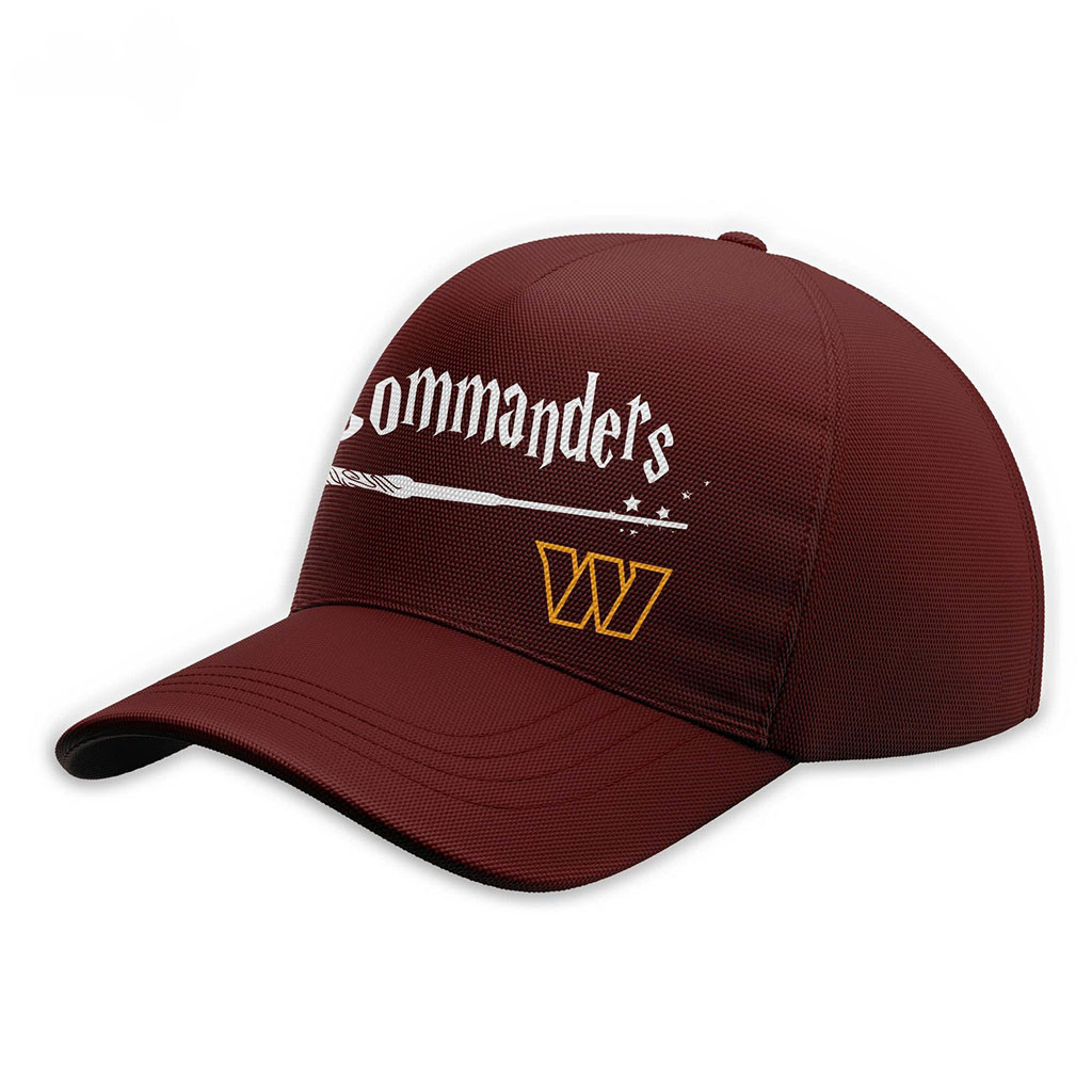 Washington Commanders Football Harry Potter 25th Anniversary Hat Commanders Merch Fan Gifts