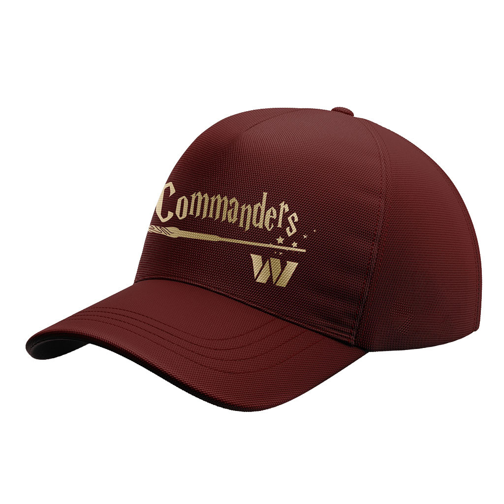 Washington Commanders Harry Potter 25th Anniversary Hat Commanders Merch Football Themed Gifts