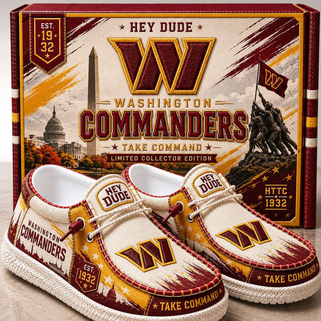 Washington Commanders Merch Est 1932 Take Command Slip-On Loafers Gift Ideas For Fans Washington Commanders Merch Est 1932 Take Command Slip-On Loafers Gift Ideas For Fans