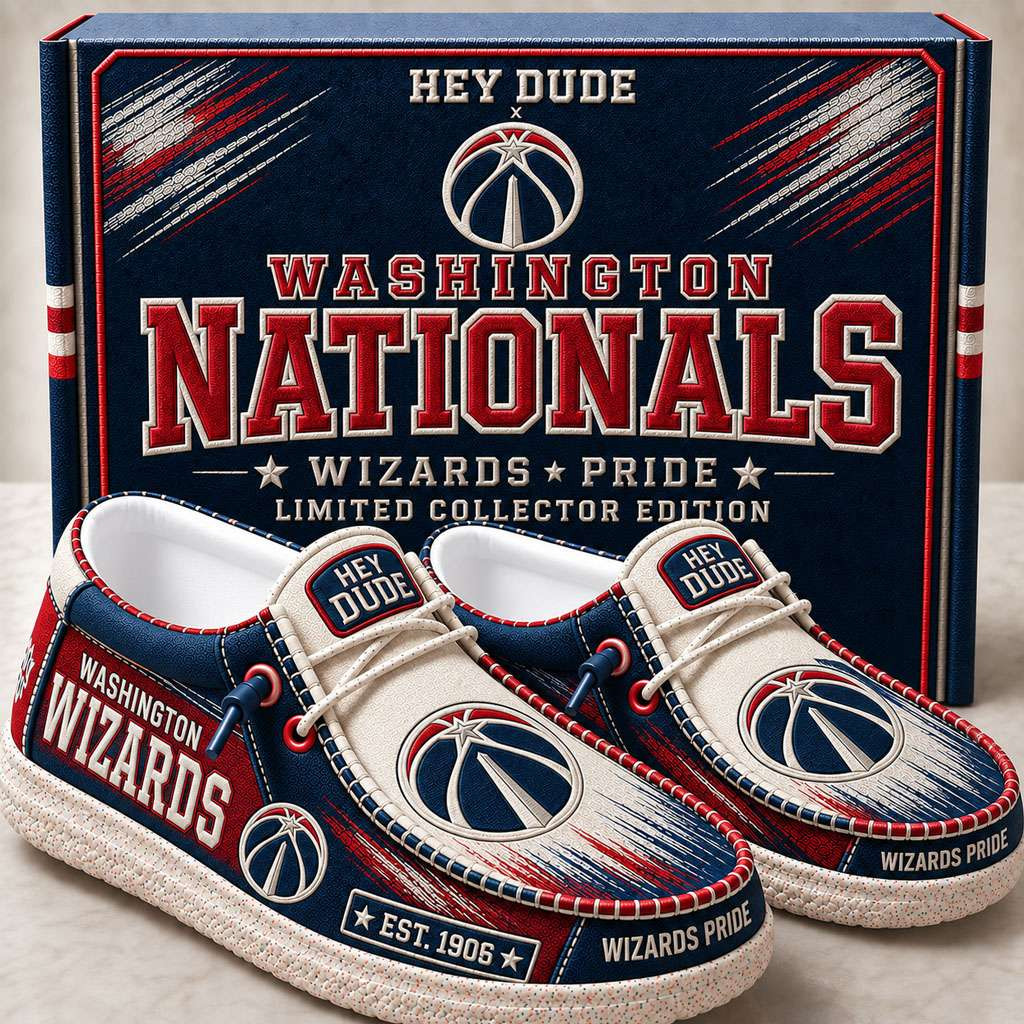 Washington Wizards Merch Est 1906 Wizards Pride Slip-On Loafers Best Gifts For Fans