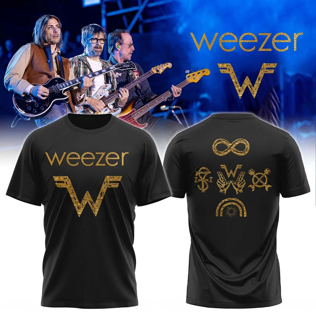 Weezer The Gathering World Tour Shirt Black Weezer Merch Gifts For Music Lovers