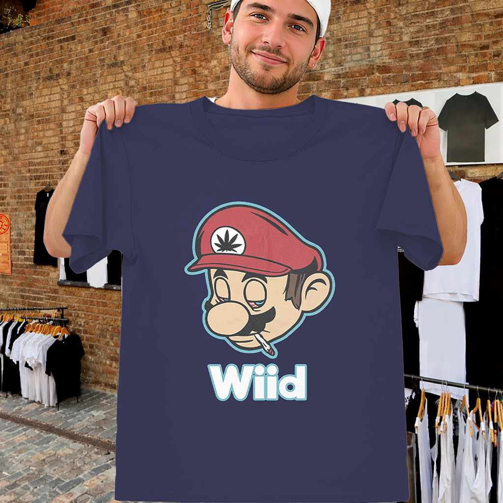 Wiid Shirt Mario Wii Parody Gamer Tee Funny Humorous Gift For Brothers Wiid Shirt Mario Wii Parody Gamer Tee Funny Humorous Gift For Brothers