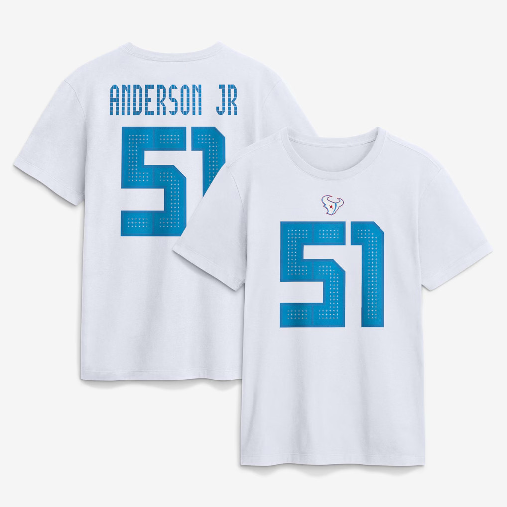 Will Anderson Jr T-Shirt Houston Texans Merch 2026 #51 Houston Texans Rivalries Shirt For Fans