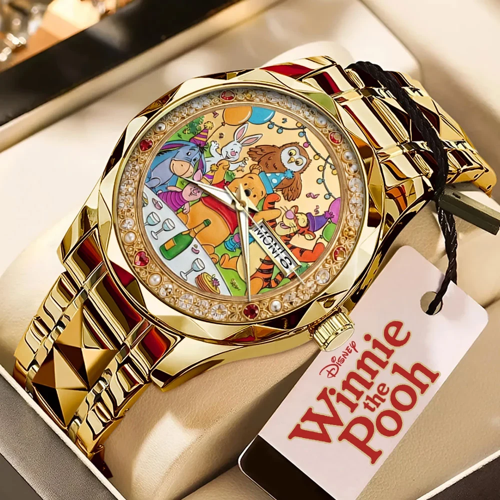 Winnie The Pooh 100th Anniversary Alloy Luxury Quartz Watch Unique Birthday Gifts