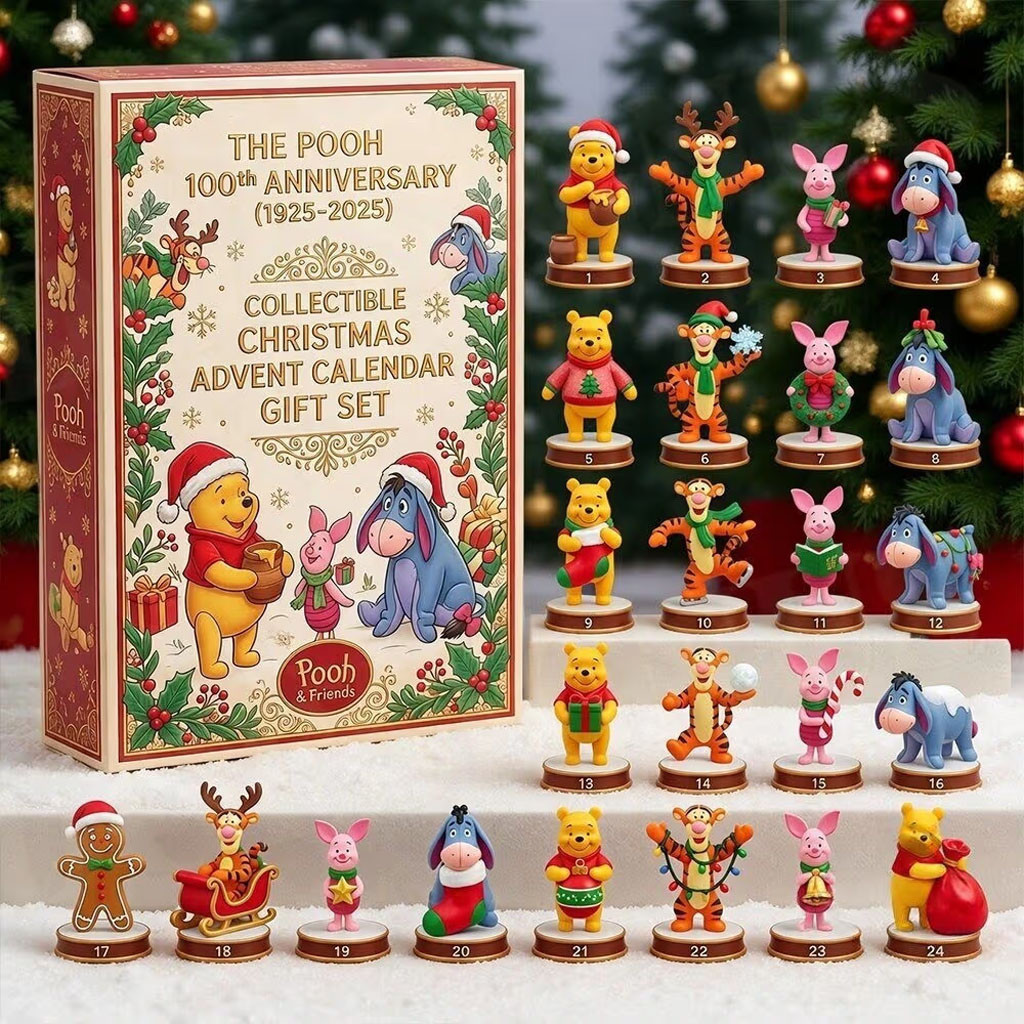 Winnie The Pooh 100Th Anniversary Christmas Advent Calendar 2026 Winnie The Pooh Merch Decor