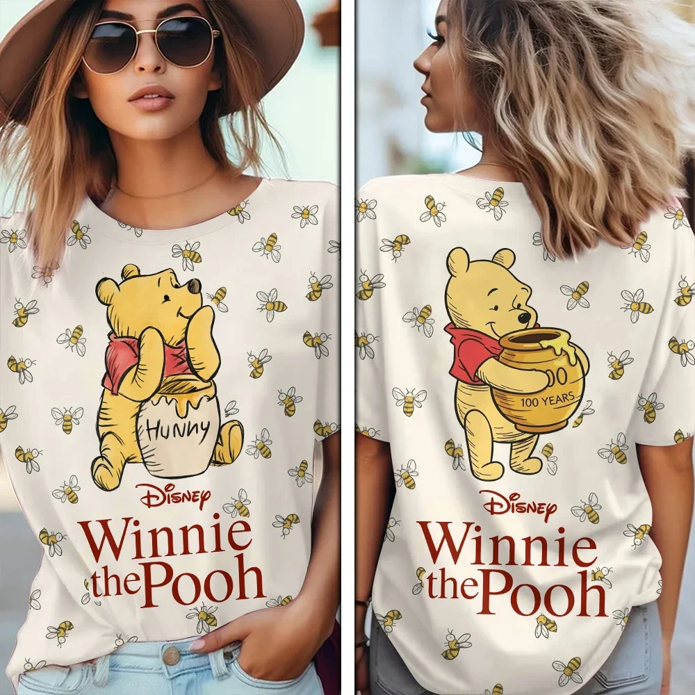 Winnie The Pooh 100th Anniversary T-Shirt Cute Honey Bee Shirt Best Gift For Sisters