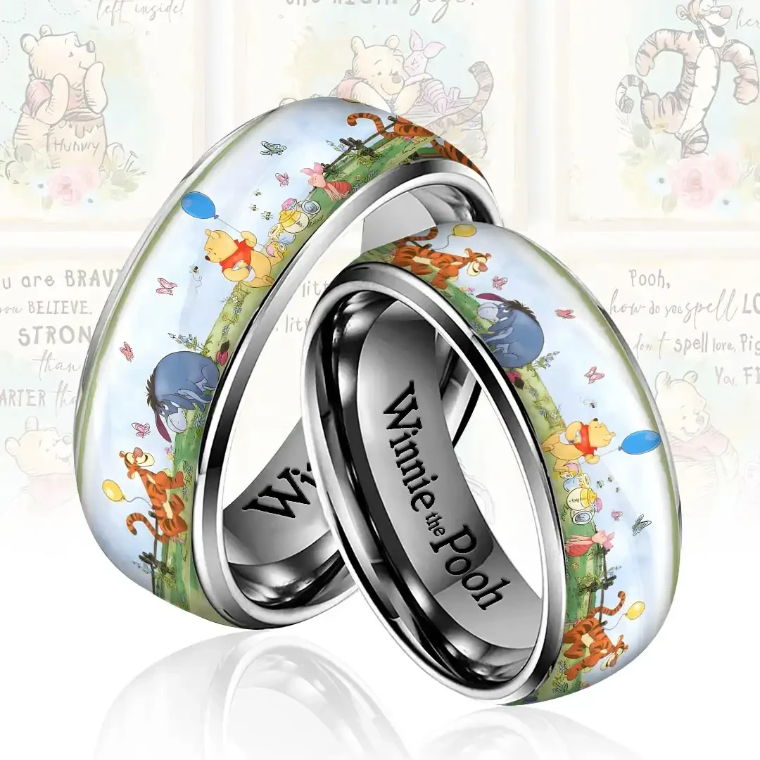 Winnie The Pooh And Friends Ring Cartoon Lover Gear Birthday Gifts For Sisters Winnie The Pooh And Friends Ring Cartoon Lover Gear Birthday Gifts For Sisters