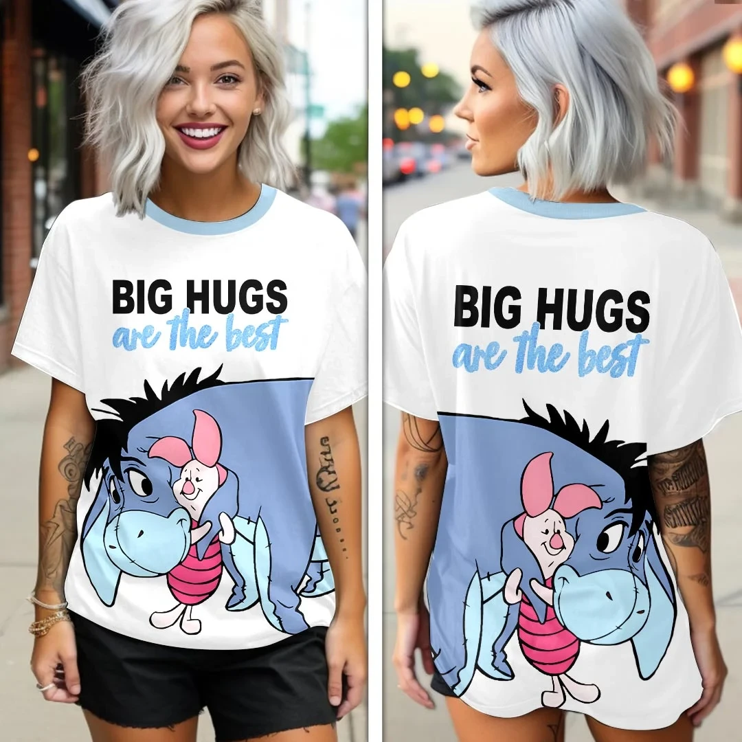 Winnie The Pooh Big Hugs Are The Best T-Shirt Winnie The Pooh Merch Cute Gifts For Cartton Lover