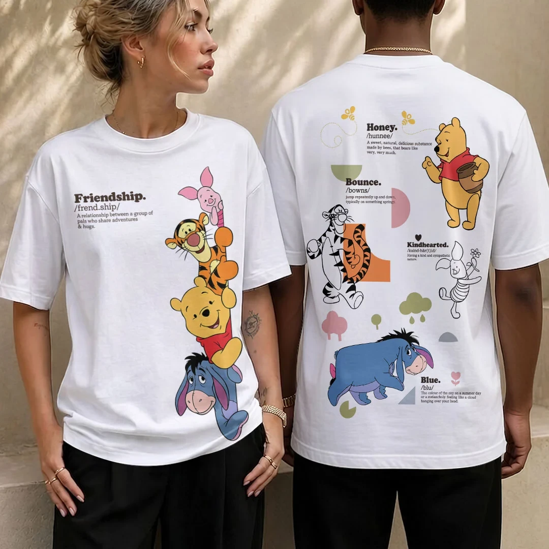 Winnie The Pooh Friendship T-Shirt Hundred Acre Wood Friends Shirt Gifts For Fans