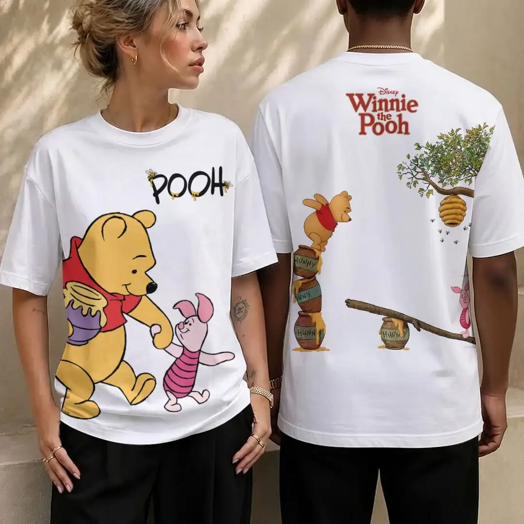 Winnie The Pooh Merch Pooh And Piglet T-Shirt Birthday Gifts For Friends