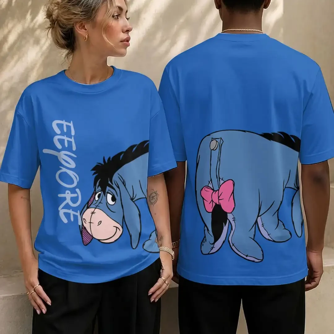 Winnie The Pooh x Eeyore T-Shirt Cute Cartoon Shirts Gifts For Eeyore Lovers