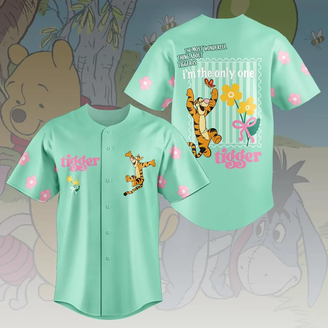 Winnie The Pooh X Tigger Merch I'm The Only One Baseball Jersey Cute Gift For Friends
