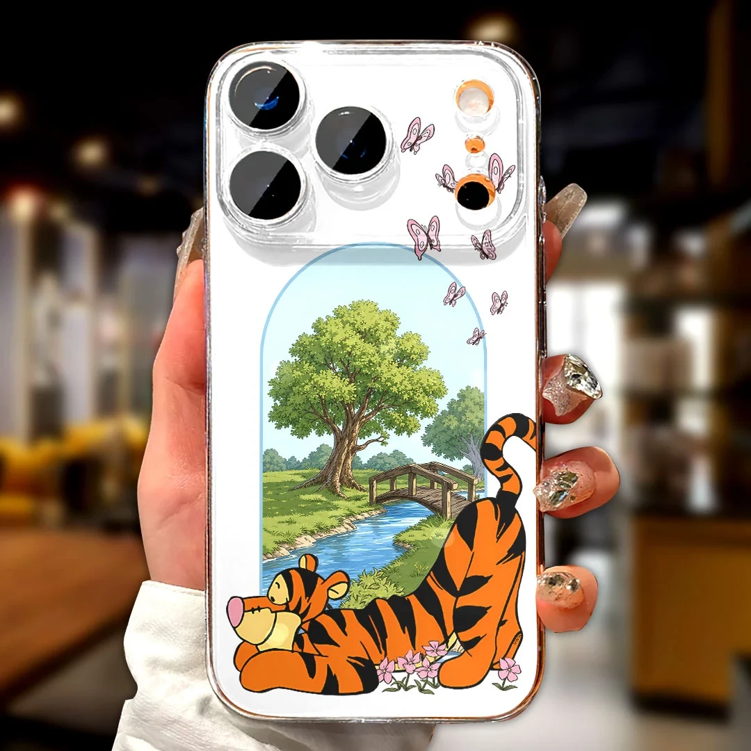 Winnie The Pooh X Tigger Phone Case Cute Hundred Acre Wood Phone Cover Best Friends Gifts