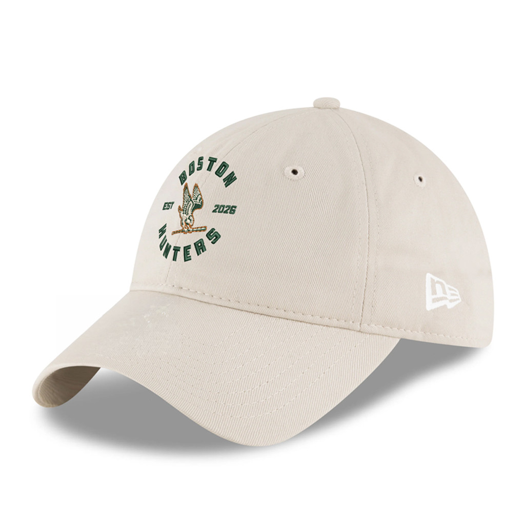 Women's Pro Baseball League Merch WPBL 2026 Boston New Era Roundel Logo Hat Boston Hunters Merch