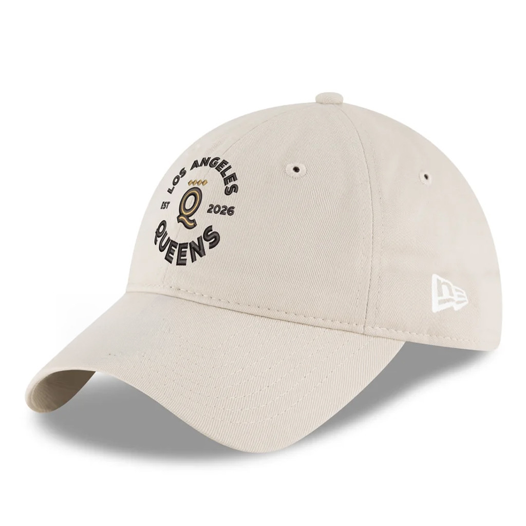 Women's Pro Baseball League Merch WPBL 2026 Los Angeles New Era Roundel Logo Hat LA Queens Gear