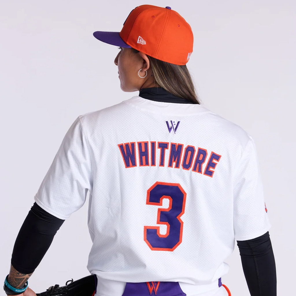 Women's Pro Baseball League Merch WPBL 2026 SF Kelsie Whitmore #3 On-Field Jersey Firebells Merch Women's Pro Baseball League Merch WPBL 2026 SF Kelsie Whitmore #3 On-Field Jersey Firebells Merch