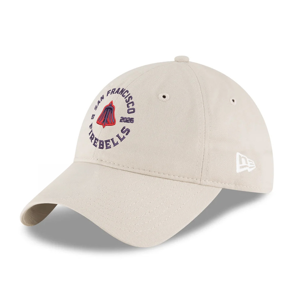 Women's Pro Baseball League Merch WPBL 2026 SF New Era Roundel Logo Hat SF Firebells Merch